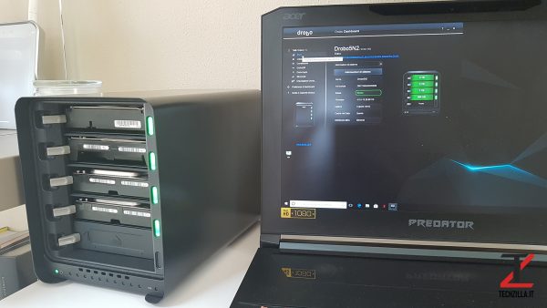 Drobo 5N2 Dashboard