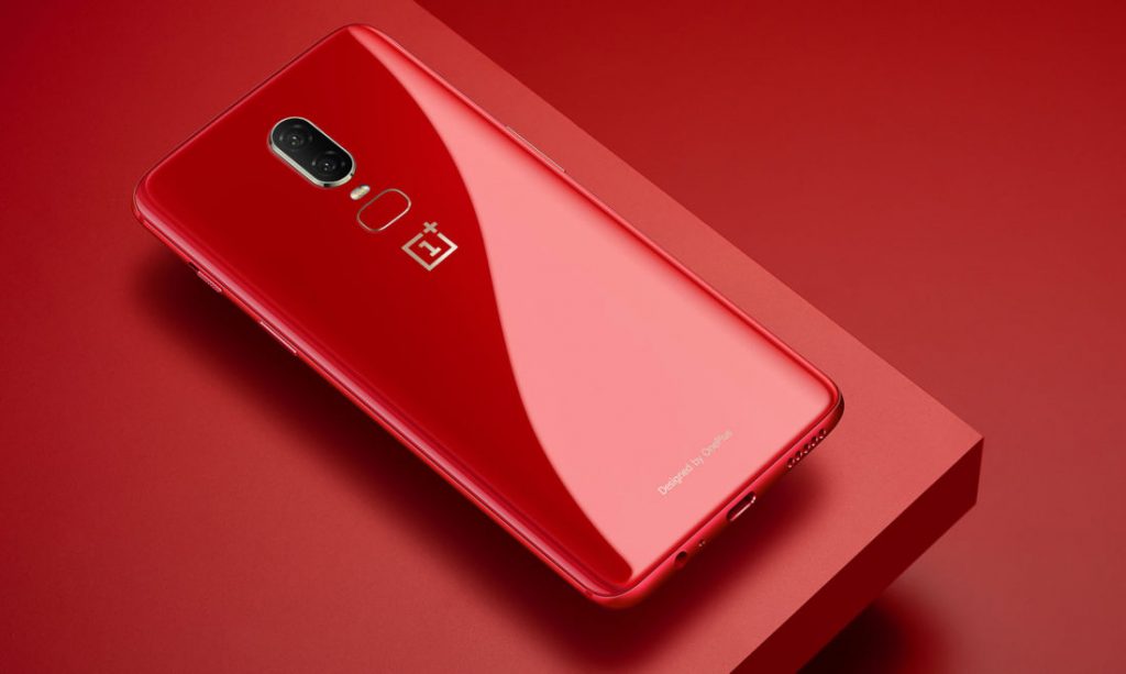 Red OnePlus 6