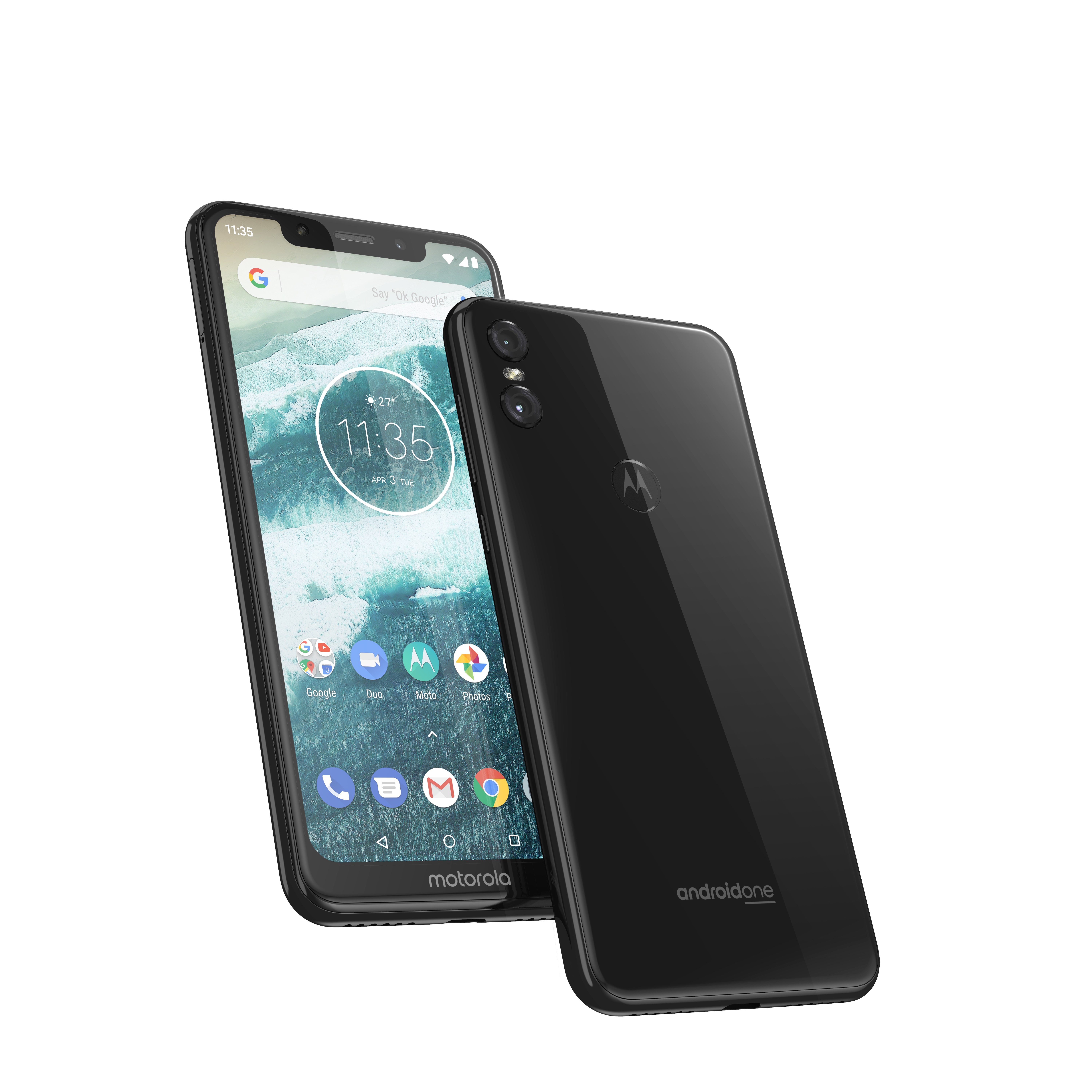 Motorola One Black PDP Hero 1