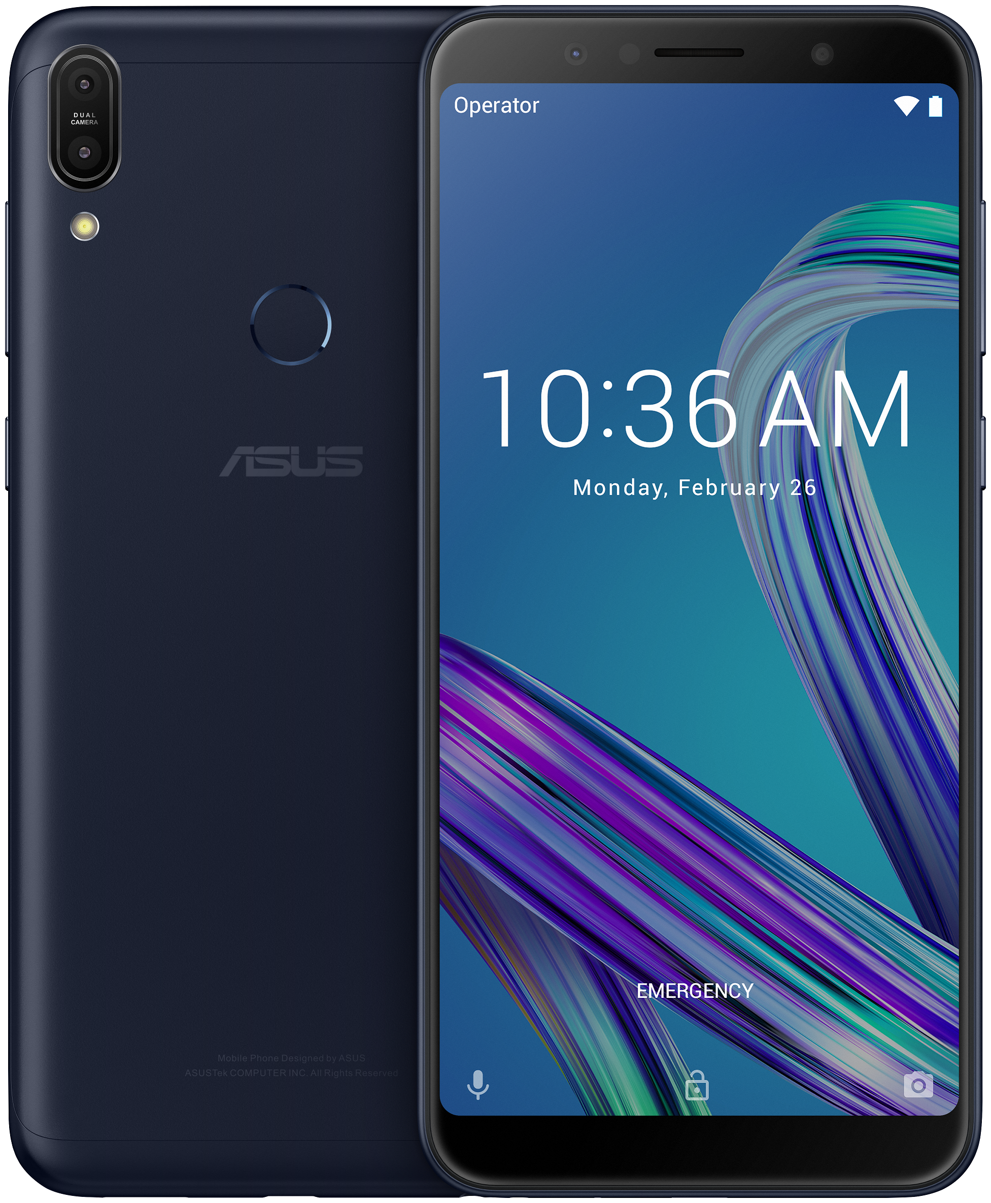 ZenFone Max Pro M1 ZB601KLZB602KL Deepsea Black Front