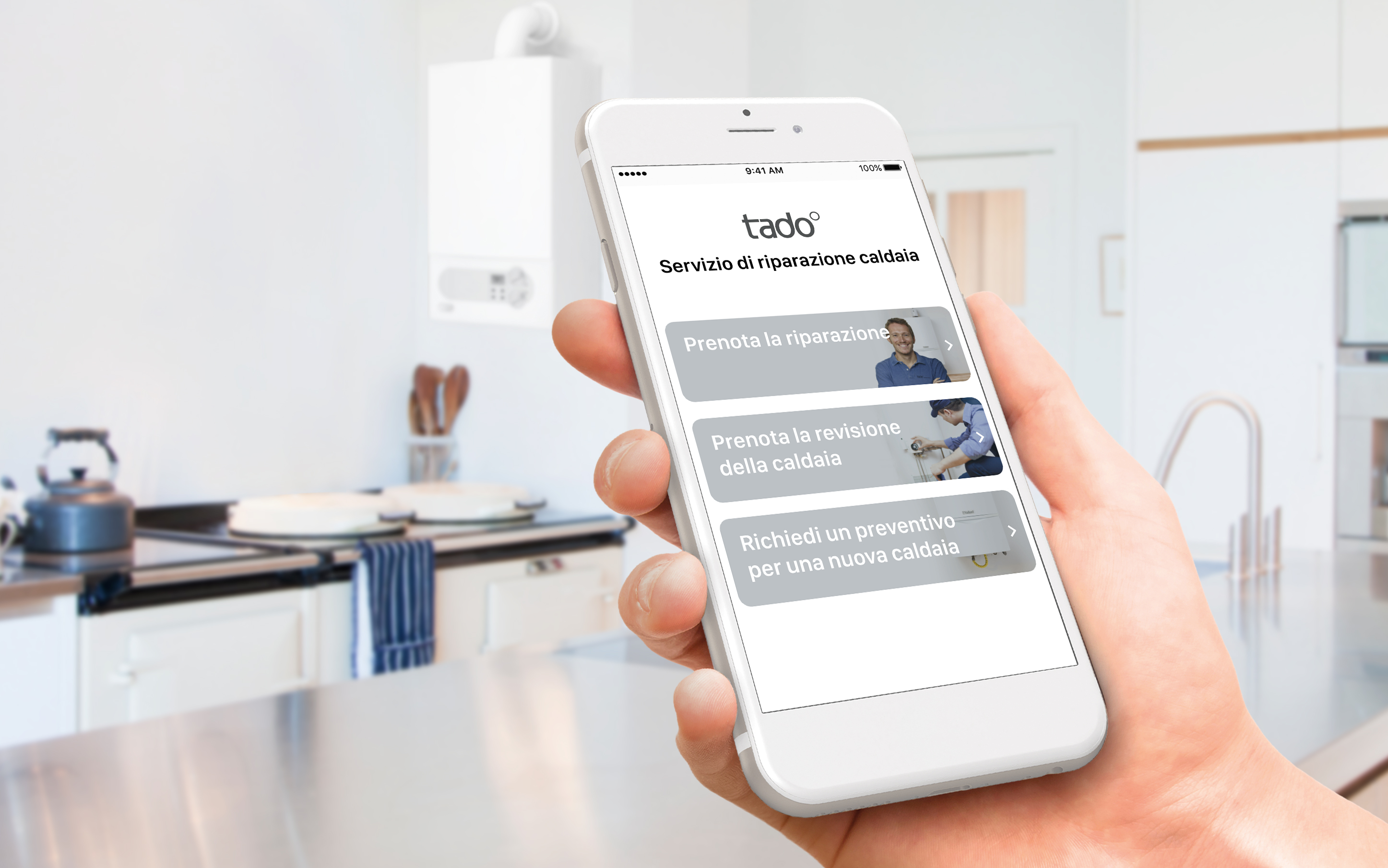 tado0 lancia il servizio di riparazione caldaia digitale in europa.453