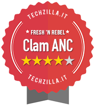 Badge Recensione Fresh 'n Rebel Clam ANC