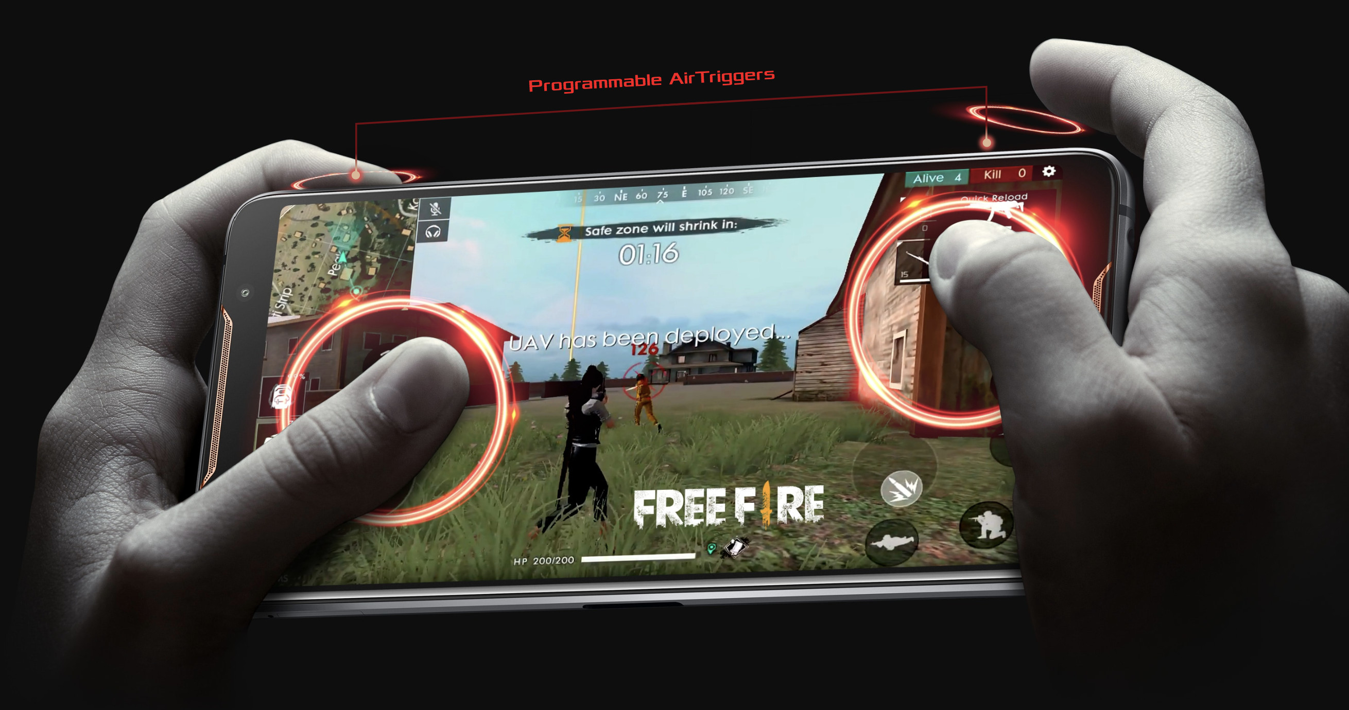 Asus Rog phone air trigger