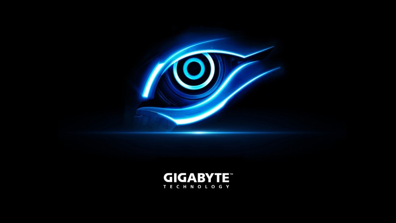 Gigabyte Blue Eye HD Wallpaper