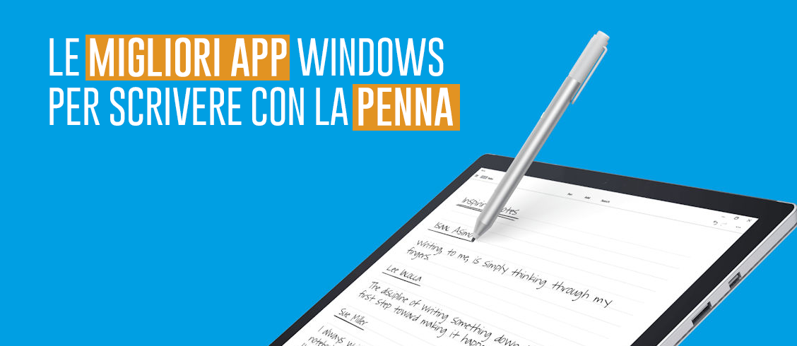 migliori app per scrivere penna windows 2