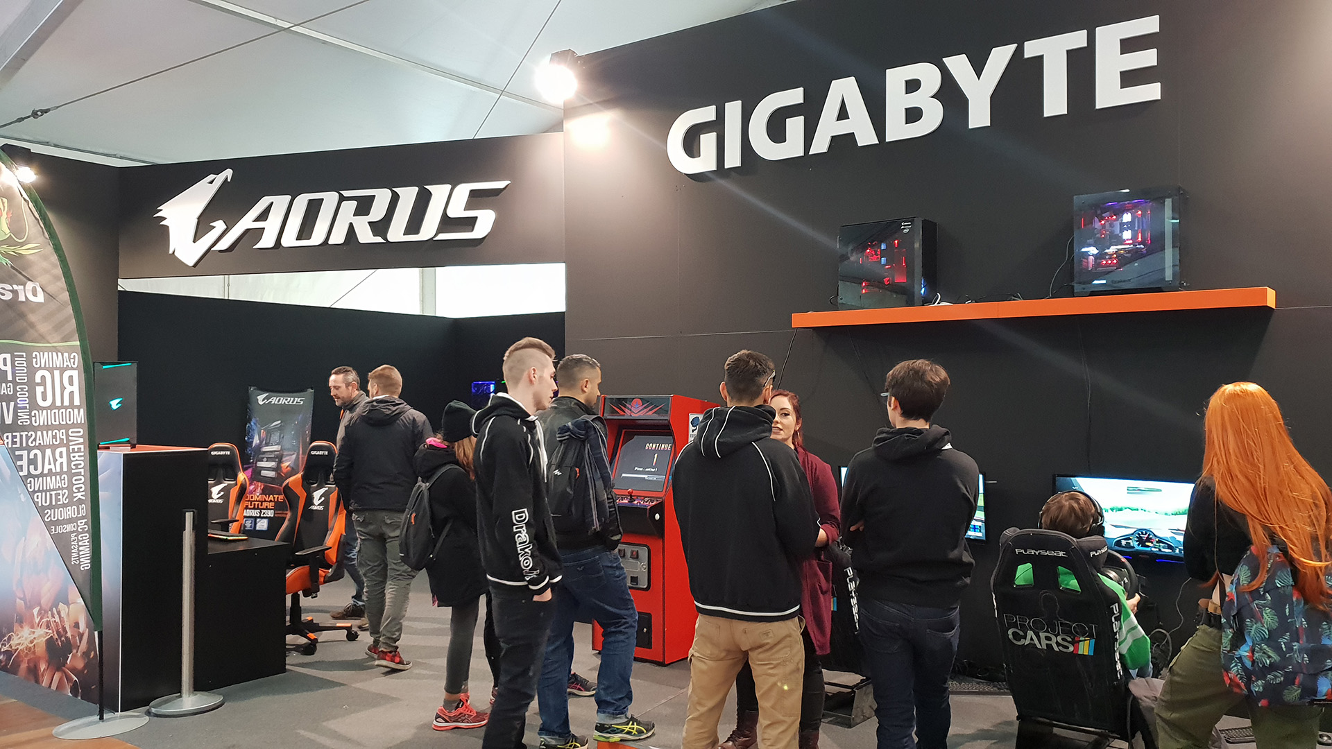 Aorus Lucca Comics 2018