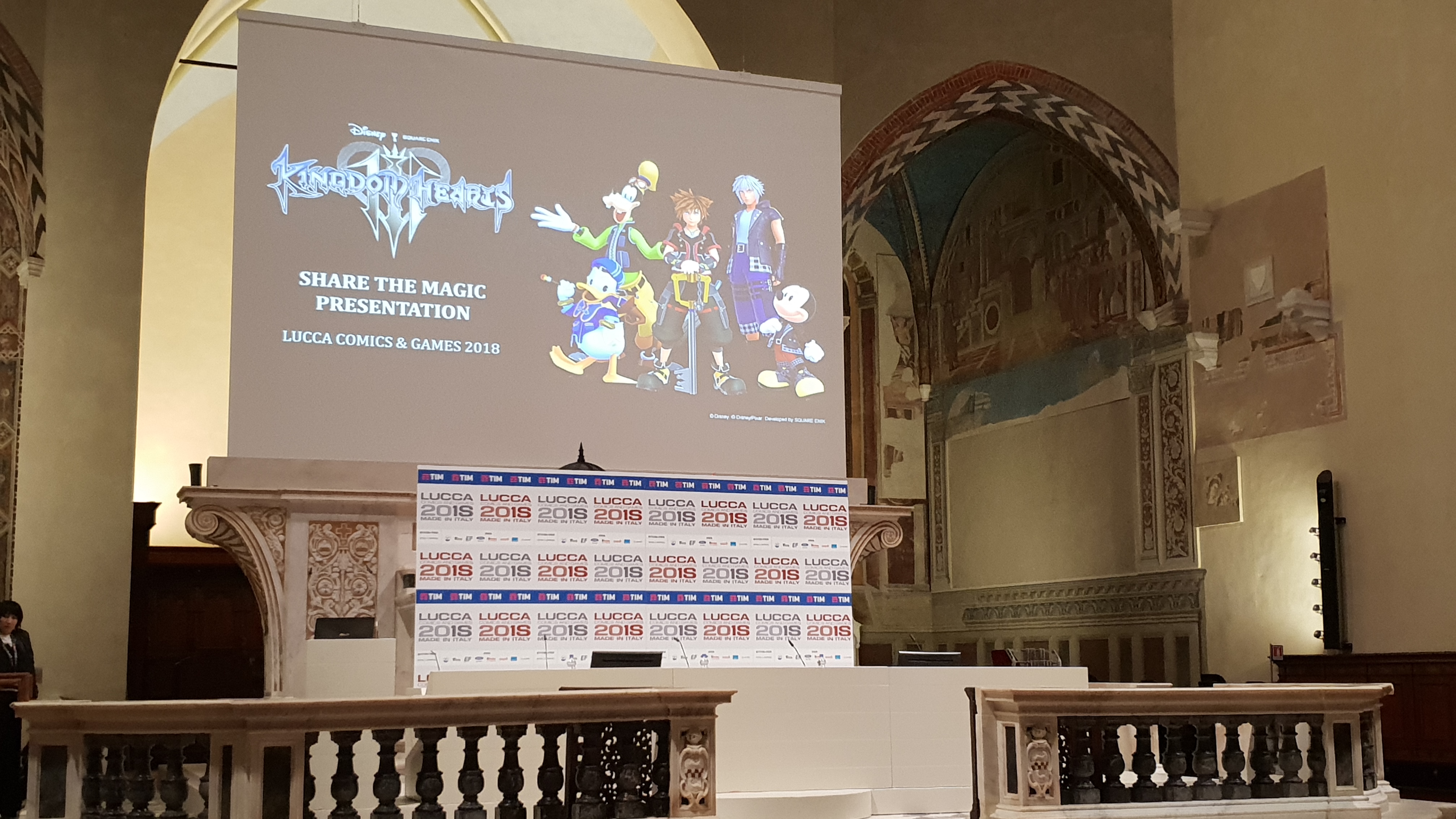 Kingdom Hearts Evento Lucca 2018