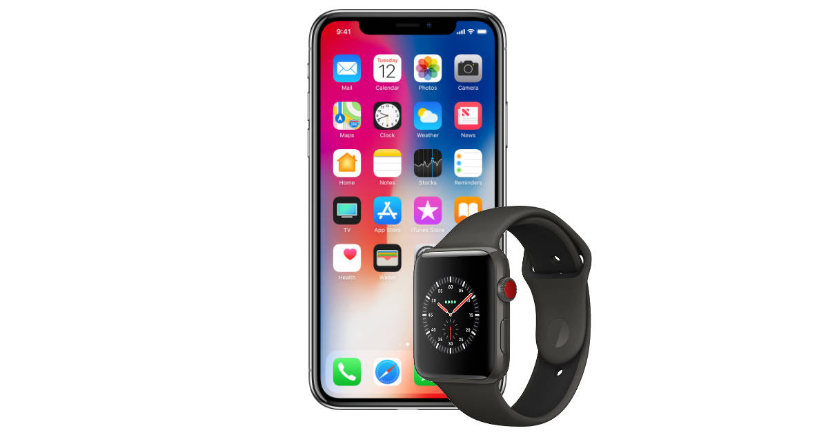 iphone x apple watch 3