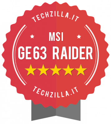 Badge MSI GE63 Raider RGB 8RF
