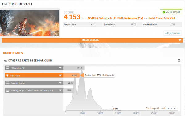 MSI GE63 Firestrike Ultra 1.1