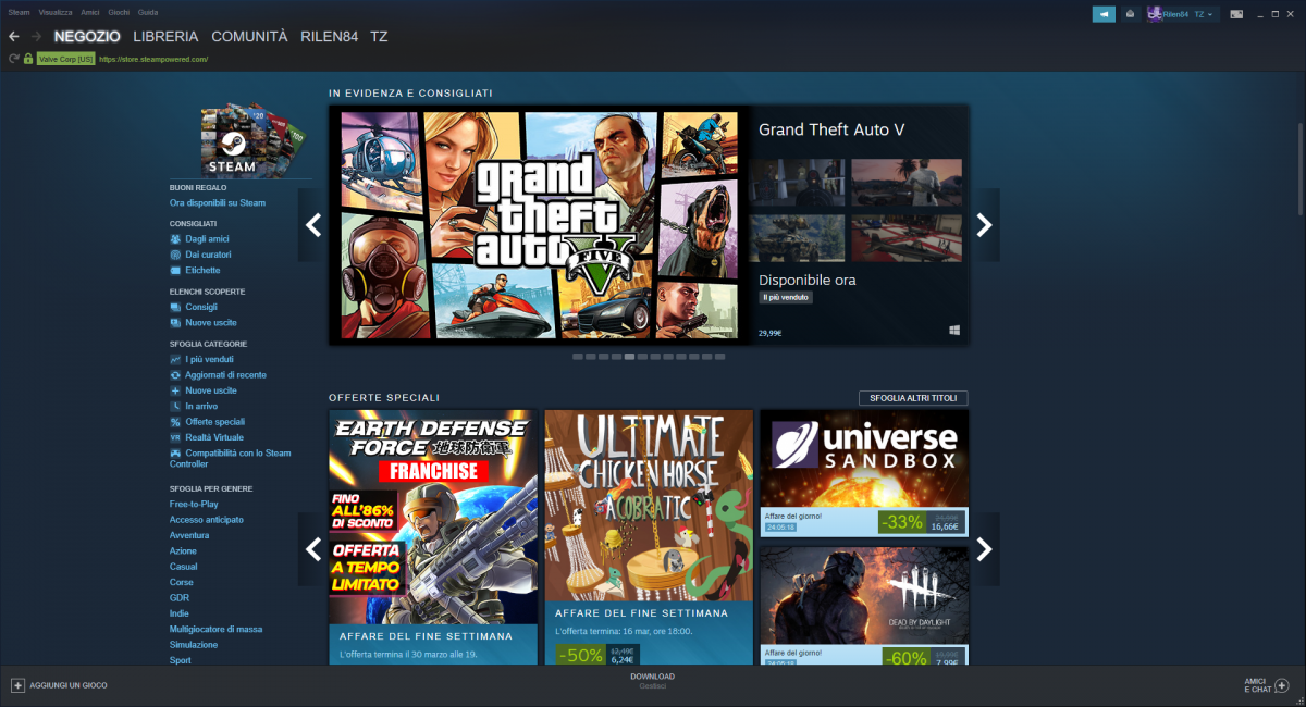 Dashboard Steam