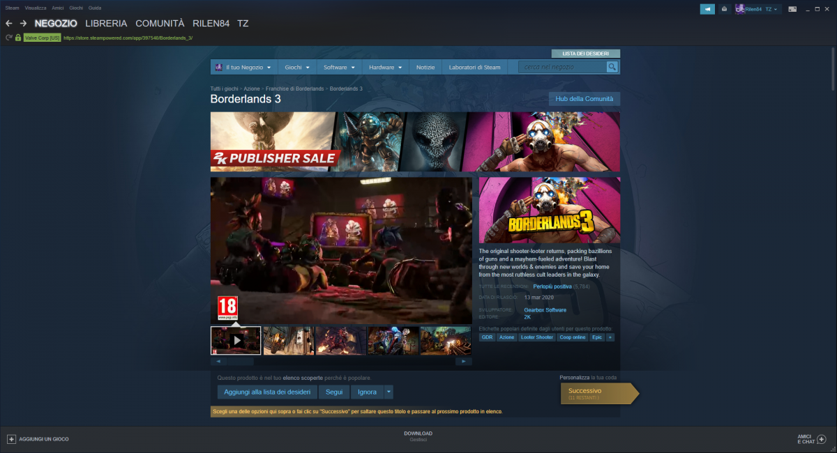 Gioco Steam