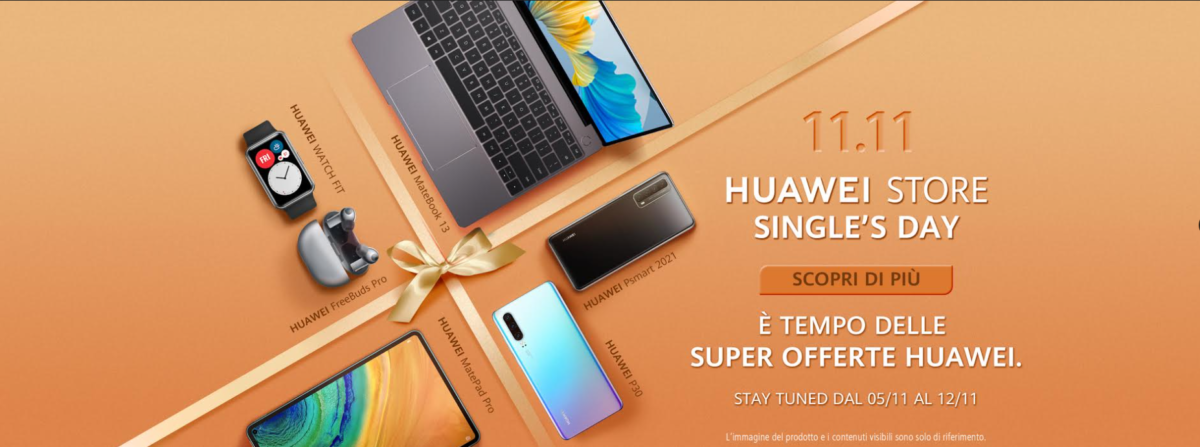 huawei 11 11 offerte single day