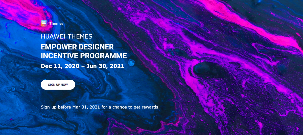 Huawei Themes Empower Designer Incentive Programme 1 min