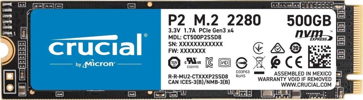 Crucial P2 CT500P2SSD8 500GB