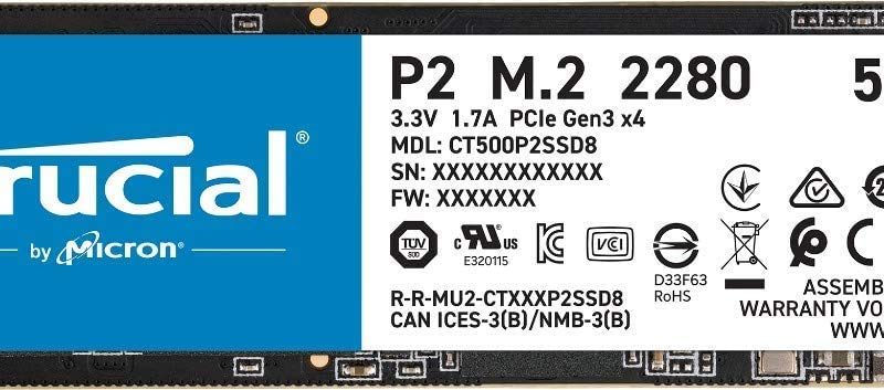 Crucial P2 CT500P2SSD8 500GB