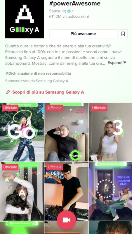 Galaxy A TikTok Challenge