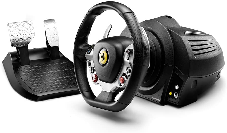 Miglior volante per giocare PS4 / PS5 / XBOX / PC • Maggio 2021 10 THRUSTMASTER TX Racing Wheel Ferrari 458 Italia Edition