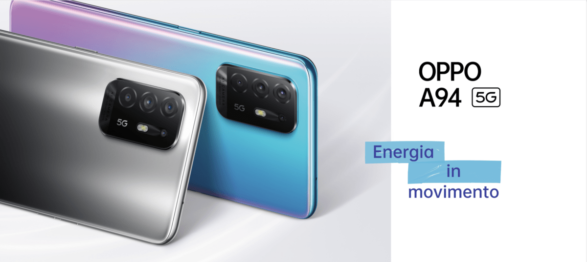 oppo a 945 energia in movimento