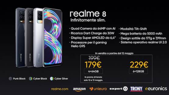 realme 8 5G e realme 8 arrivano in Italia con promo di lancio a partire da 179€ 6 image004