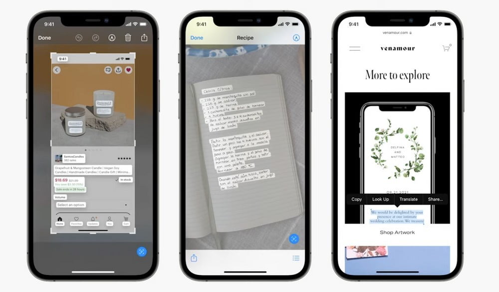 WWDC 2021 - Arriva iOS 15 con tante novità 9 Live Text iOS 15