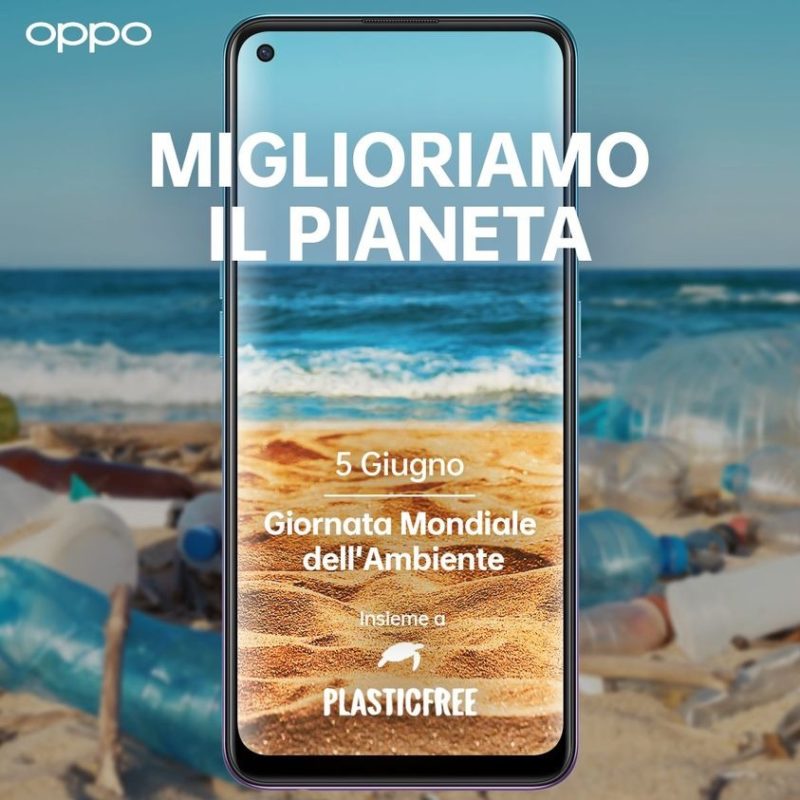 OPPO e Plastic Free 5 giugno