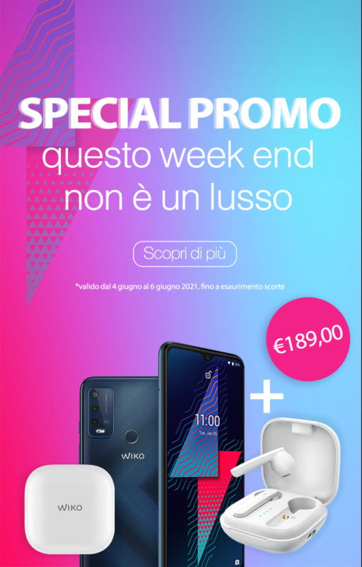 Wiko flash promo per il week-end: Power U30 in bundle con WiBUDS Pocket a 189 euro 4 Promo bundle Power U30 WiBUDS Pocket