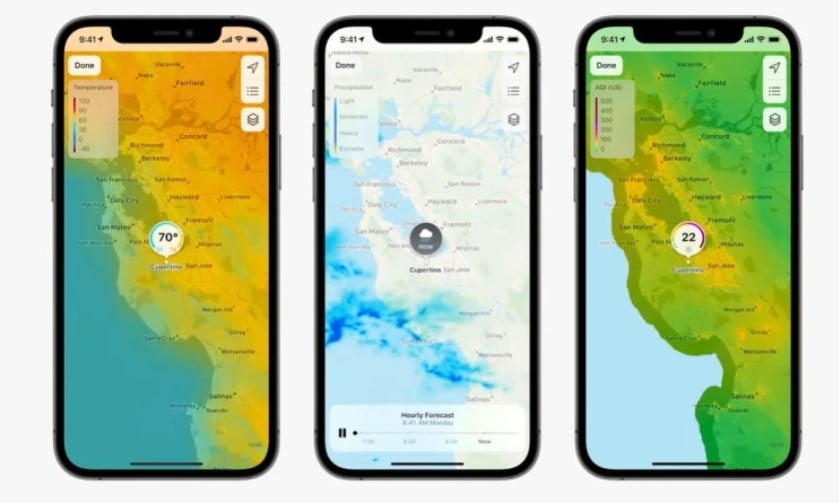 WWDC 2021 - Arriva iOS 15 con tante novità 6 Weather iOS 15