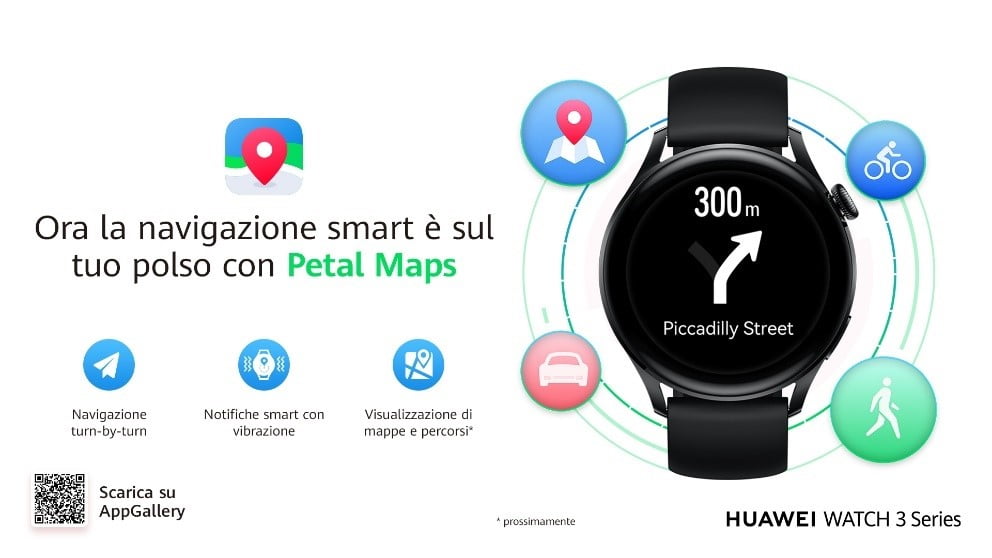 Il nuovo aggiornamento di Petal Maps introduce il supporto a HUAWEI Watch 3 4 huawei petal maps 1