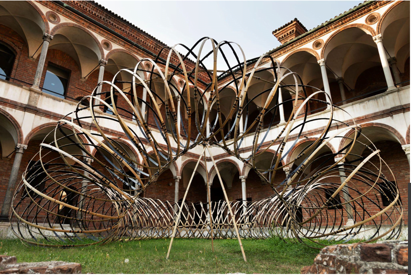 OPPO x Kengo Kuma presentano alla Milano Design Week l'installazione Bamboo (竹) Ring 4 OPPO x Kengo Kuma