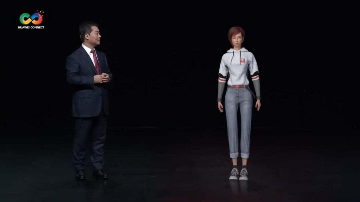 yunsheng huawei first virtual human 3