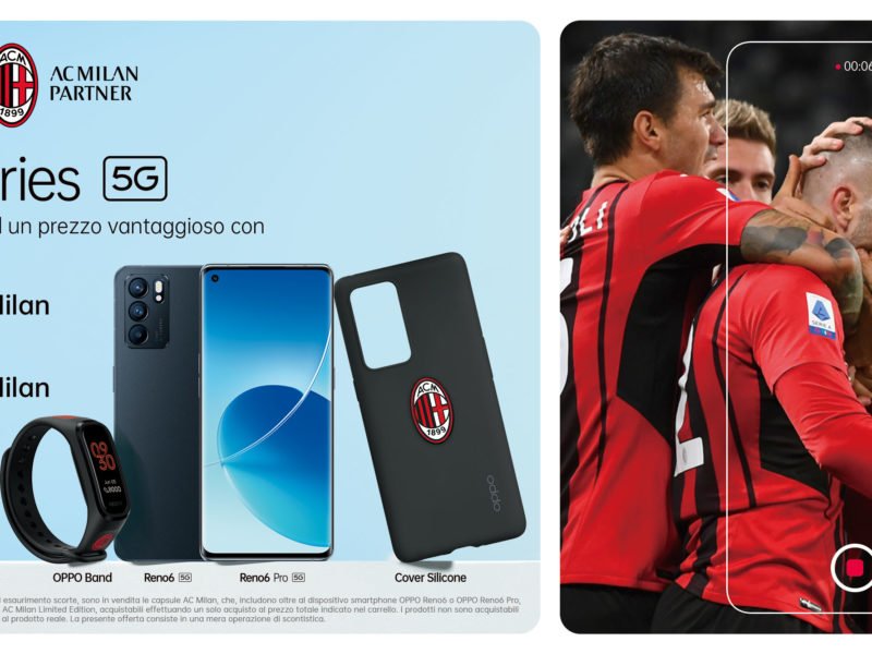 La OPPO Reno6 Series si tinge di rossonero