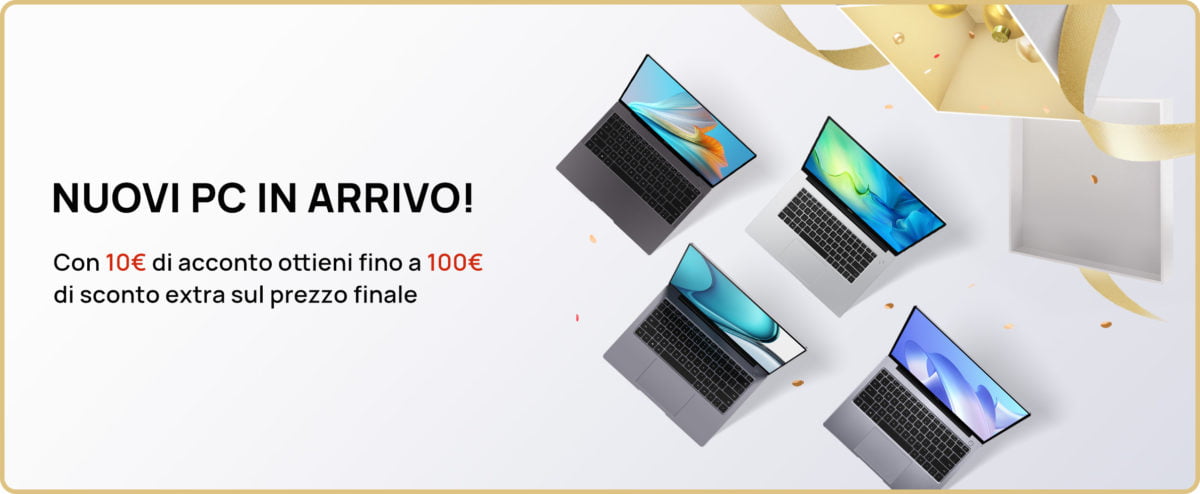 Buon 2022 con HUAWEI: tanti sconti su Matebook e MatePad fino al 24 Gennaio 2 nuovi pc