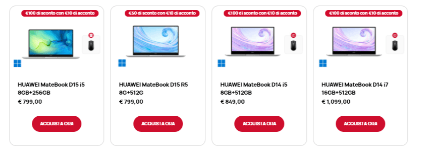 offerte new year huawei