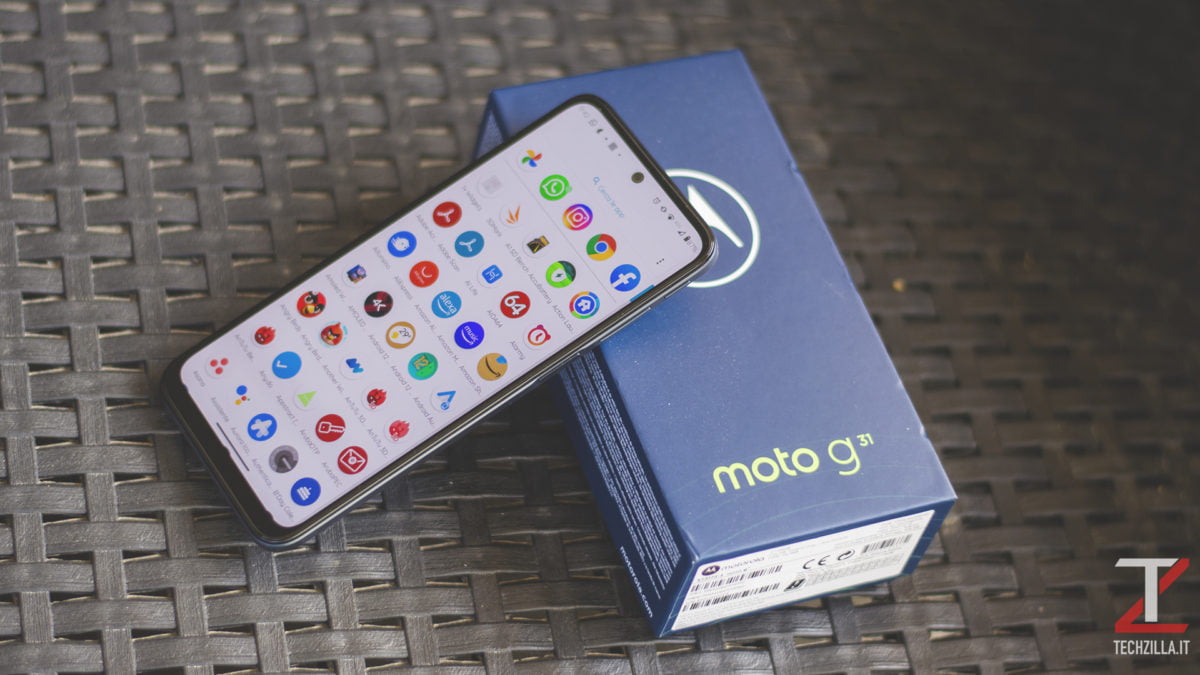 Unboxing Motorola G31