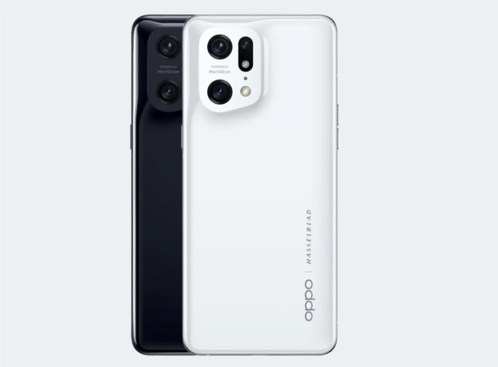 find x5 pro bianco nero