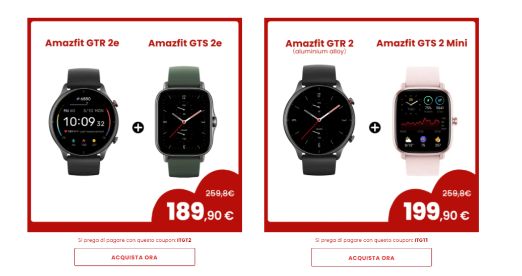San Valentino Amazfit: tanti sconti e due bundle esclusivi per lui e per lei 5 screenshot it.amazfit.com 2022.02.01 12 36 26