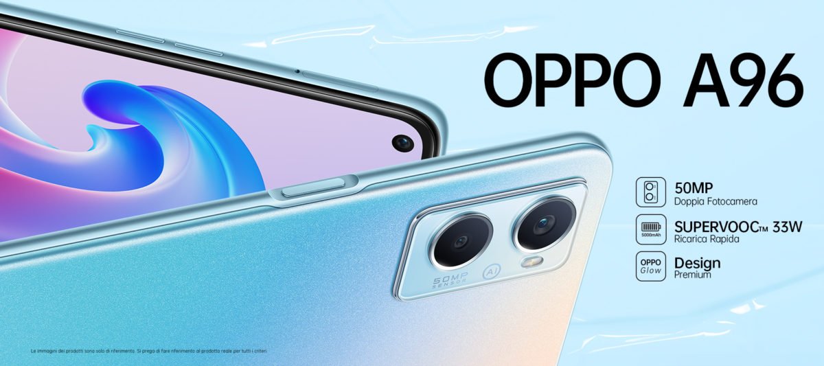 OPPO presenta il nuovo smartphone A96 con Snapdragon 680 - Prezzo - Foto - Specifiche 2 KV A96