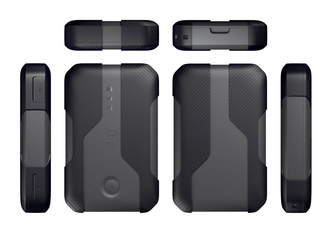 Bullit Group: al MWC arriva il CAT Q10, hotspot 5G rugged 9 Orthographic