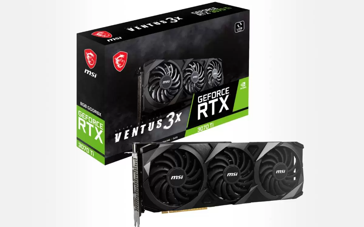 GeForce RTX 3070 Ti MSIs gaming graphics card is E76990