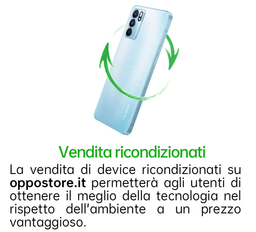 OPPO device ricondizionati