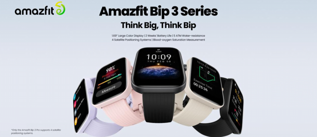 Amazfit presenta gli smartwatch Bip 3 e Bip 3 Pro con GPS integrato a  partire da 59€ • Techzilla