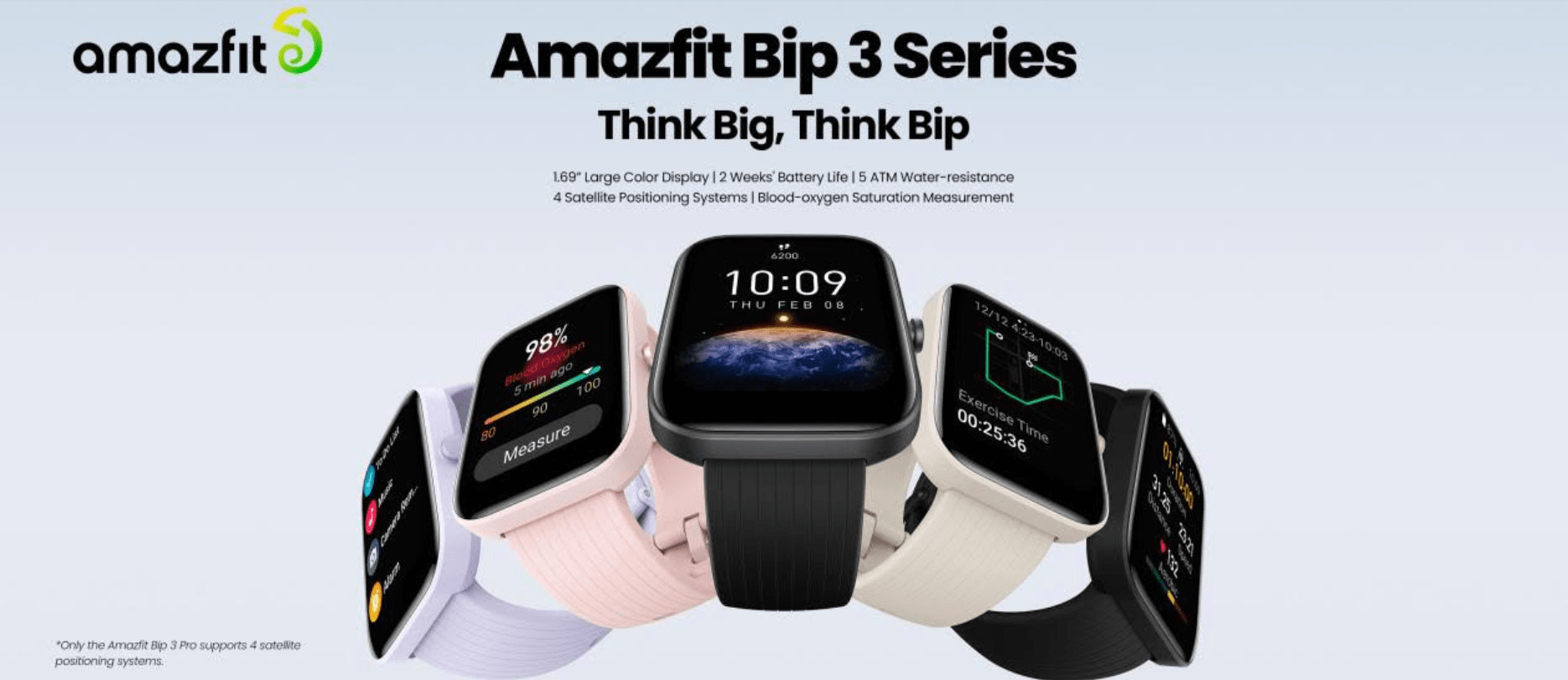 Amazfit presenta gli smartwatch Bip 3 e Bip 3 Pro con GPS