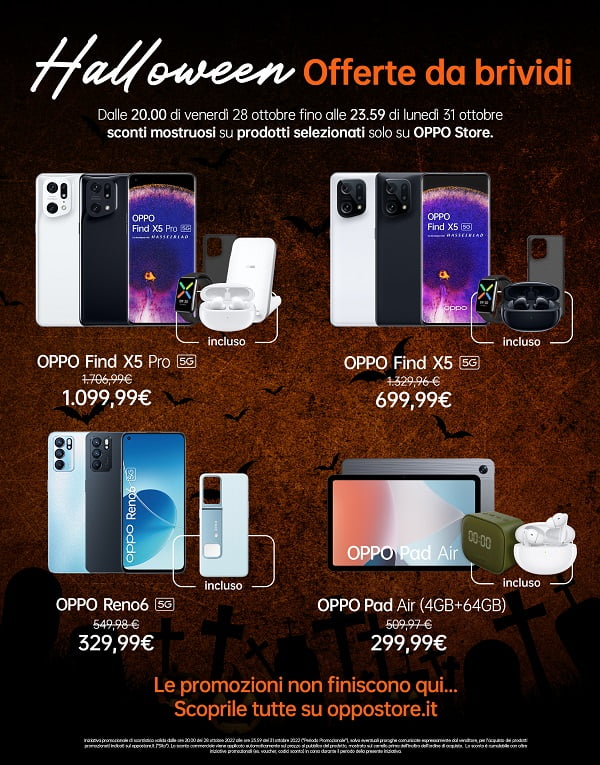 OPPO svela i suoi ingredienti per Halloween: tra promo e ritratti da urlo con Reno 8 Pro 2 OPPO Promo Halloween 2
