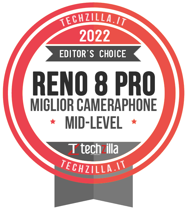 badge reno 8 pro techzilla awards 2022