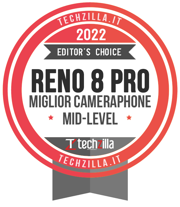 Recensione OPPO Reno 8 Pro - Stile e Marisilicon X nella fascia media 46 badge reno 8 pro techzilla awards 2022