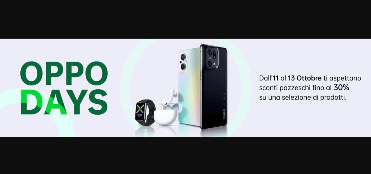 oppo days banner