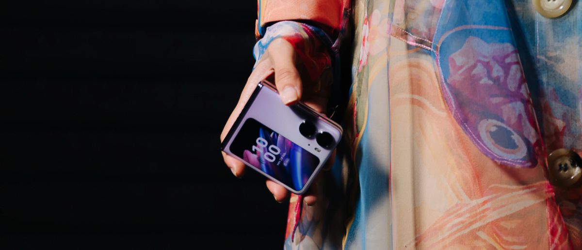 OPPO FIND N2 FLIP alla Fashion Week con l'iconico tulle di ACT N°1 4 OPPO n2flip tulle n1 1
