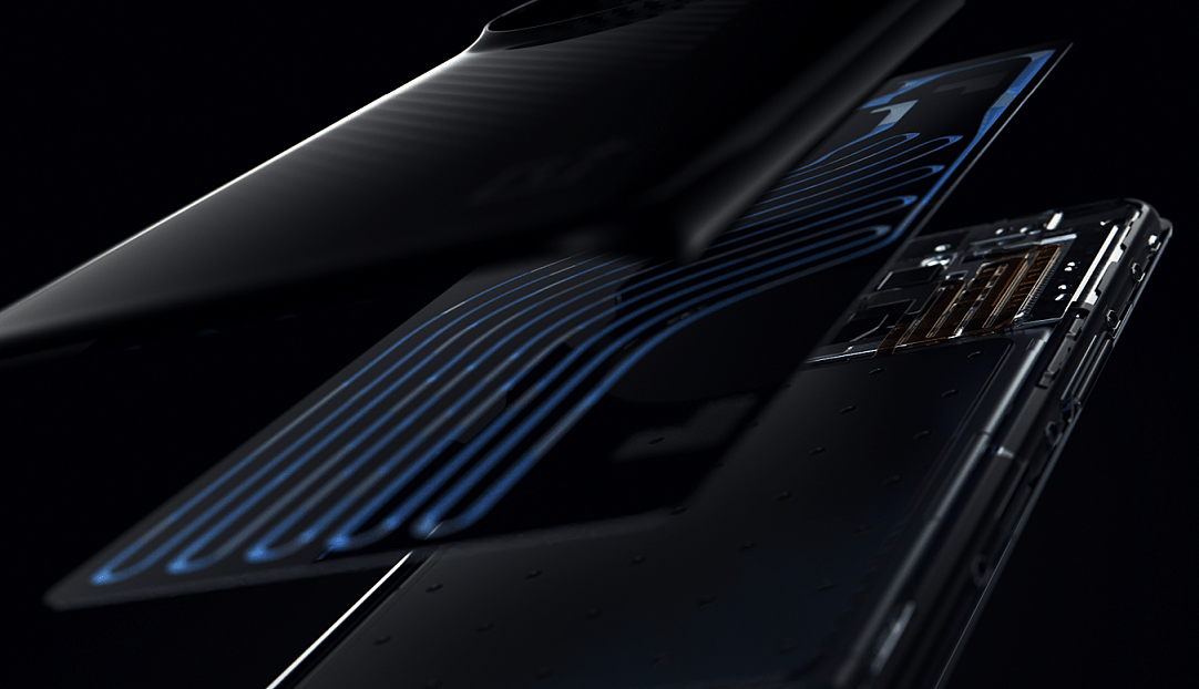 OnePlus svela in anteprima il design originale del OnePlus 11 Concept che sarà presentato al MWC 3 OnePlus 11 Concept Multi layered structure inside the phone