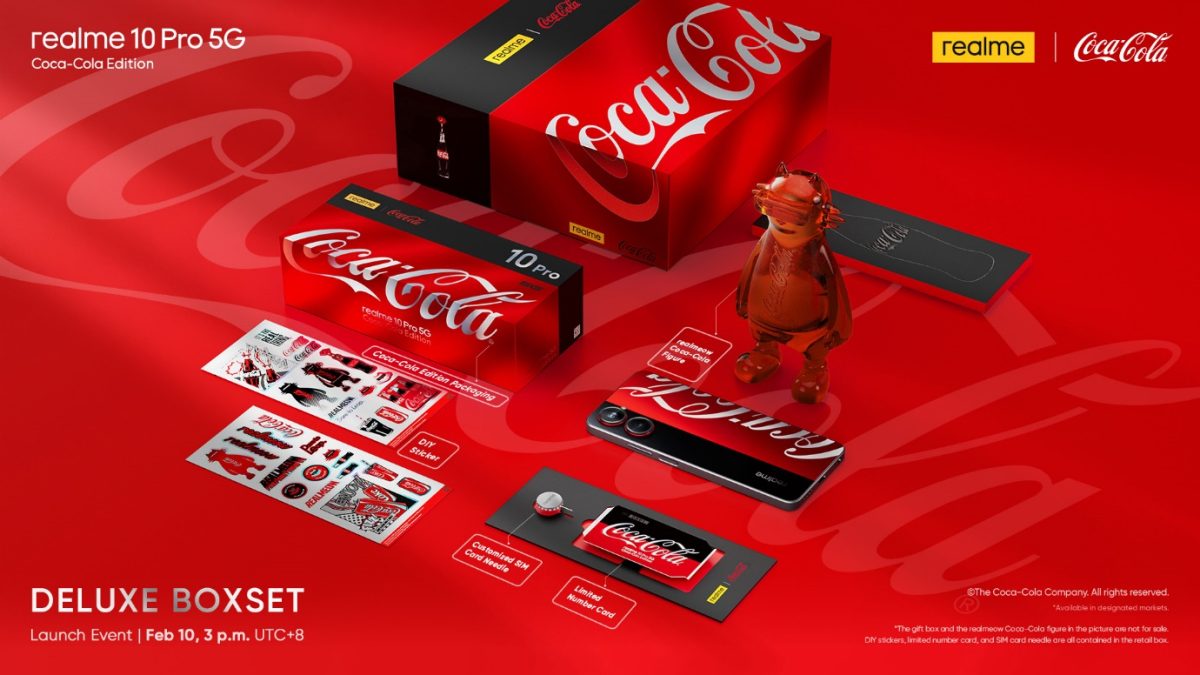 realme 10 Pro 5G Coca-Cola Edition è ufficiale, ma non arriverà in Italia 6 realme coca cola 2